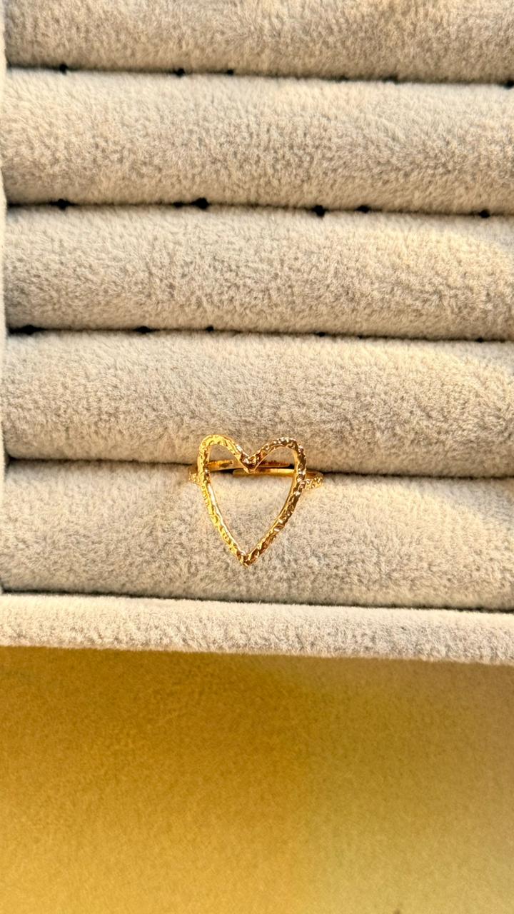 Eternal Heart Of Gold Ring