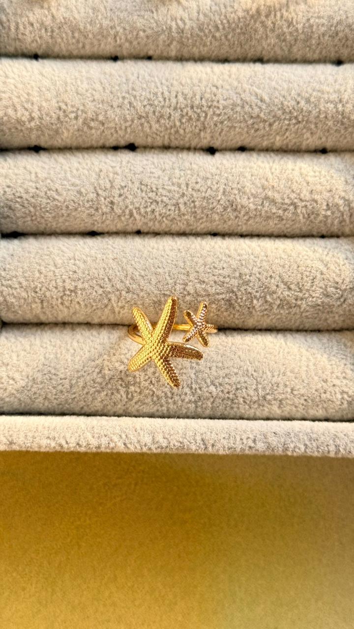 Coral Star Ring