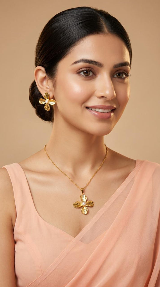 Royal Petal Jewelry Set