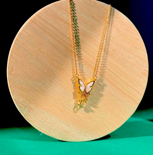 Enchanted Butterfly Drop Pendant