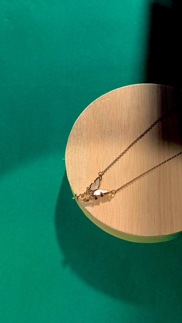 Enchanted Butterfly Drop Pendant