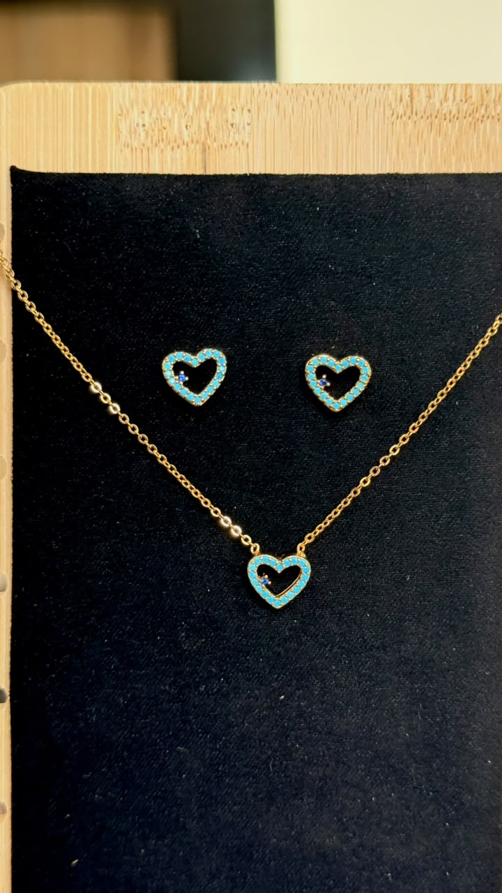 Eternal Blue Heart Set
