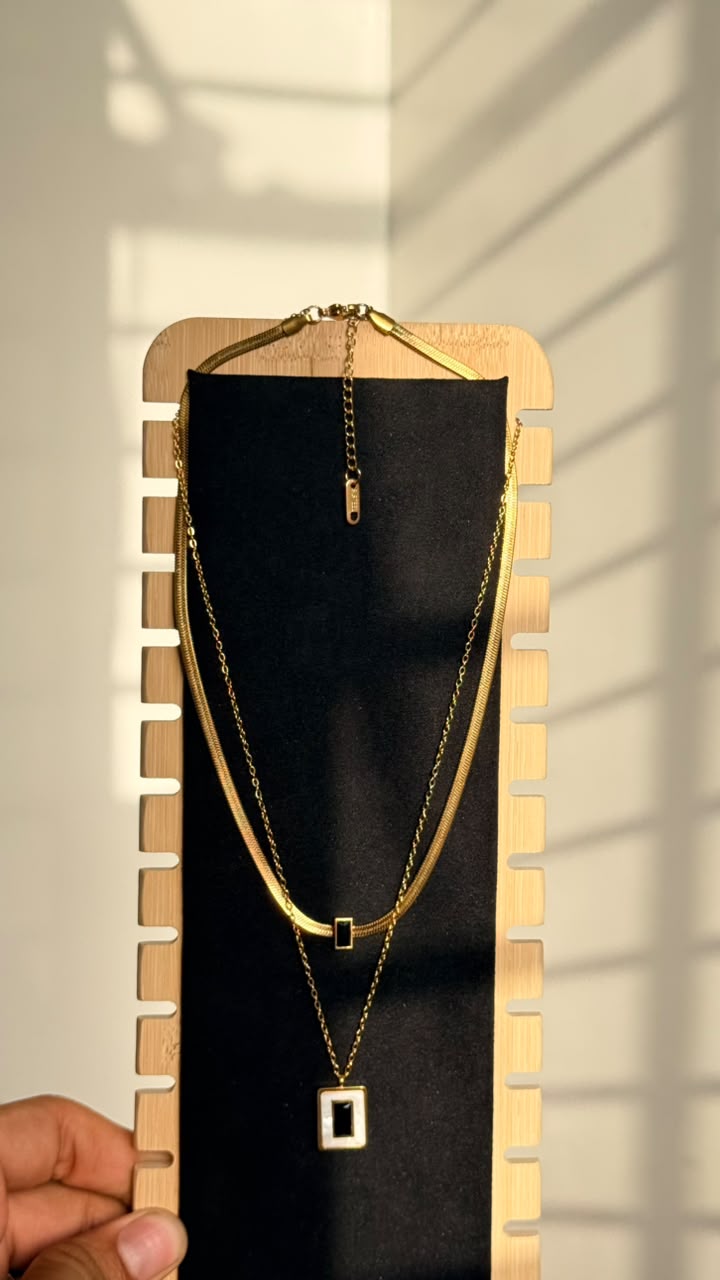 Midnight Luxe Layered Necklace