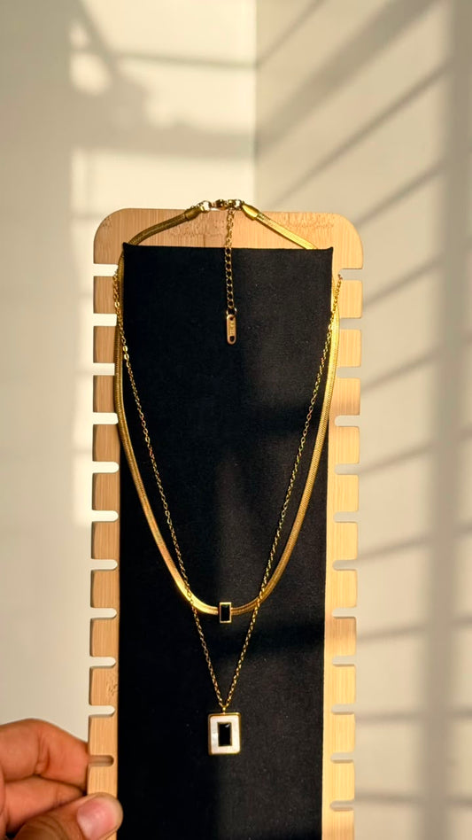 Midnight Luxe Layered Necklace