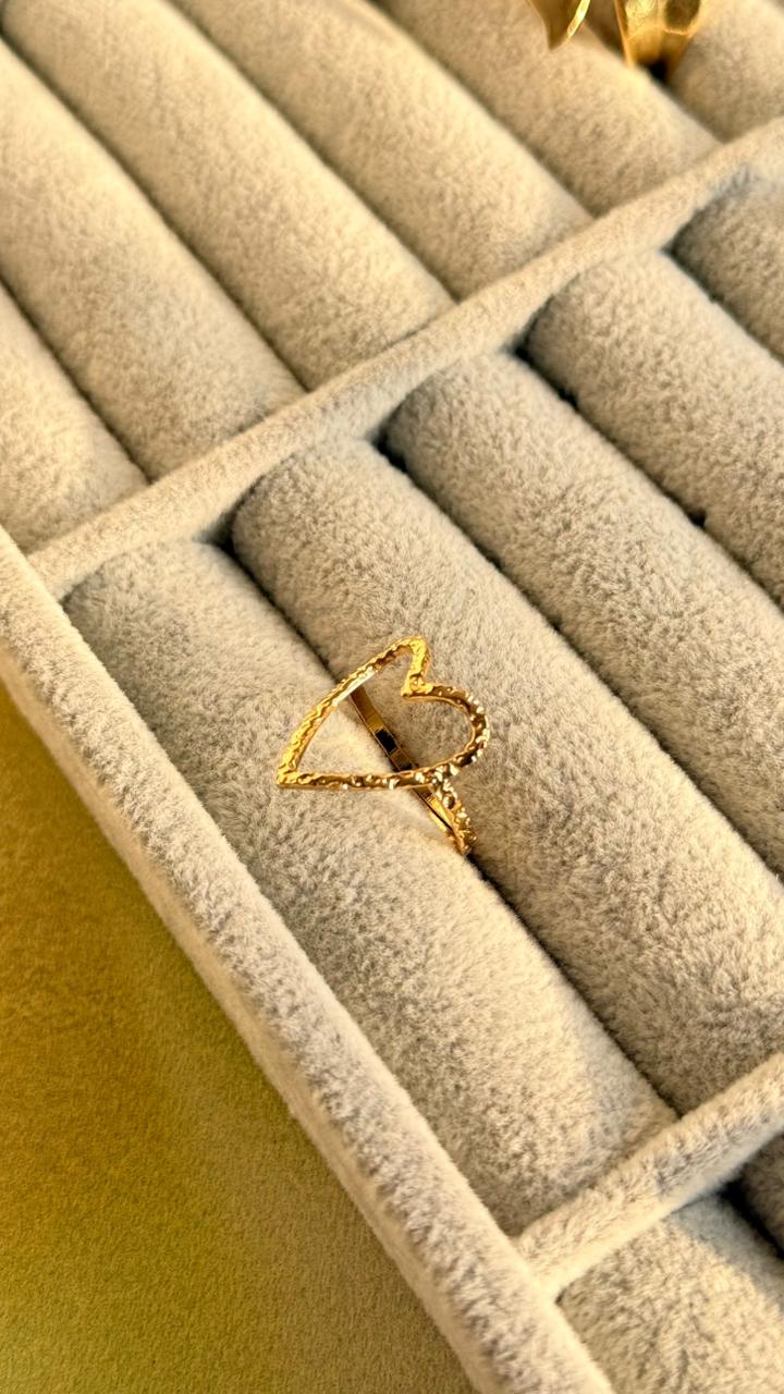 Eternal Heart Of Gold Ring