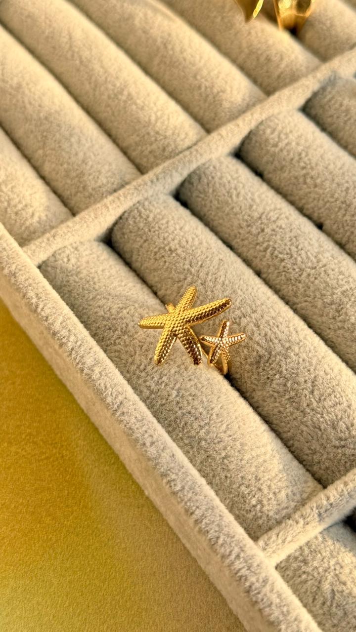 Coral Star Ring