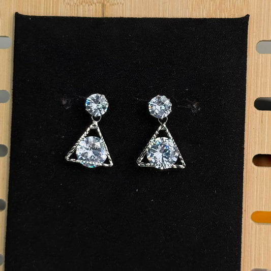 Starlight triangle earring