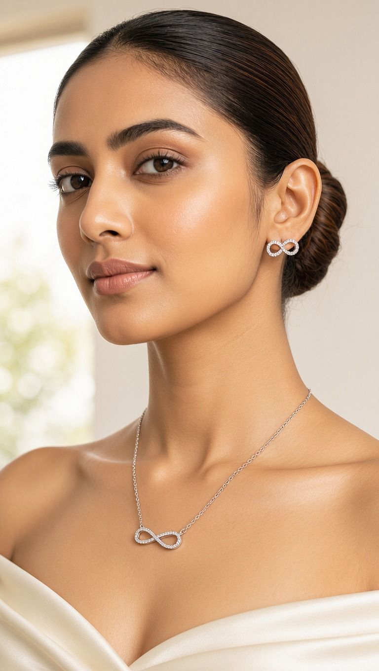 Infinite Sparkle Necklace Set
