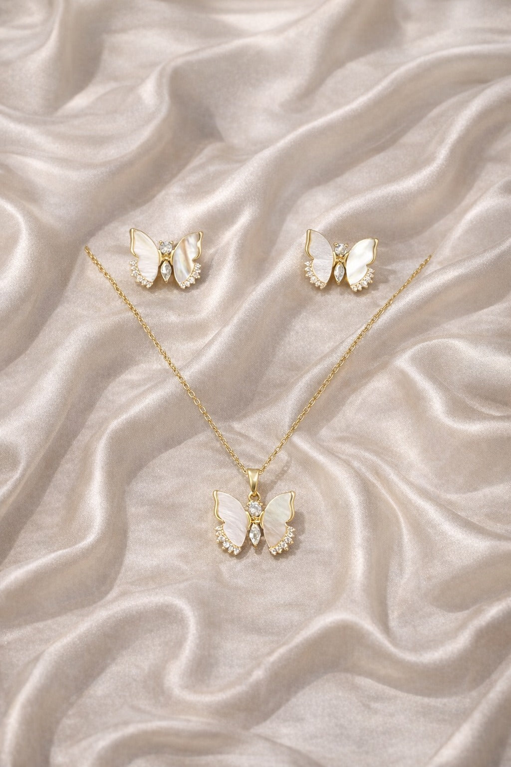 Moonlight Butterfly Jewelry Set
