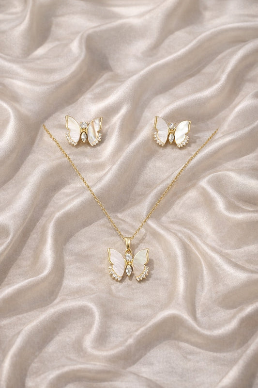 Moonlight Butterfly Jewelry Set
