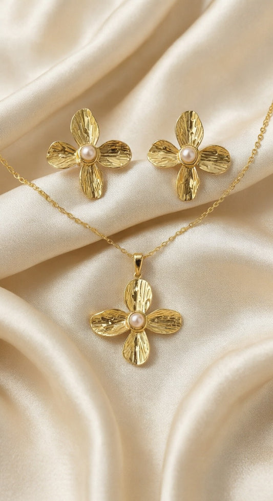 Royal Petal Jewelry Set