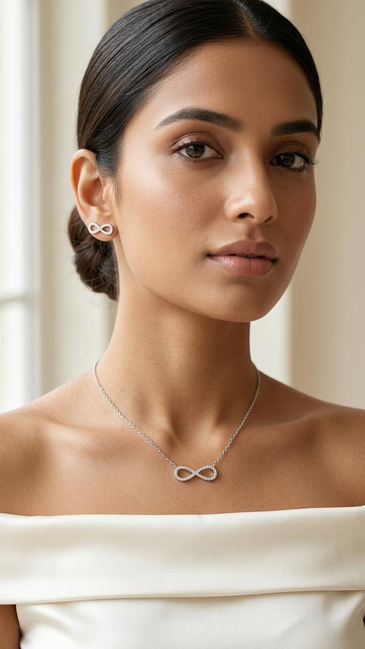 Infinite Sparkle Necklace Set