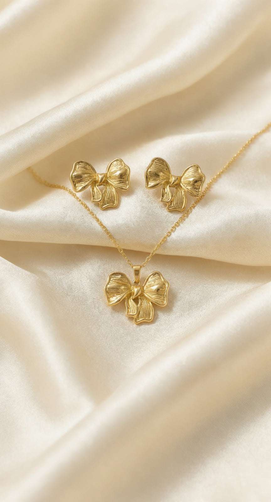Golden Charm Bow Set