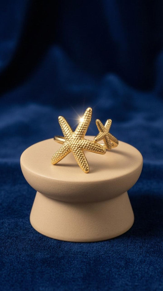 Coral Star Ring