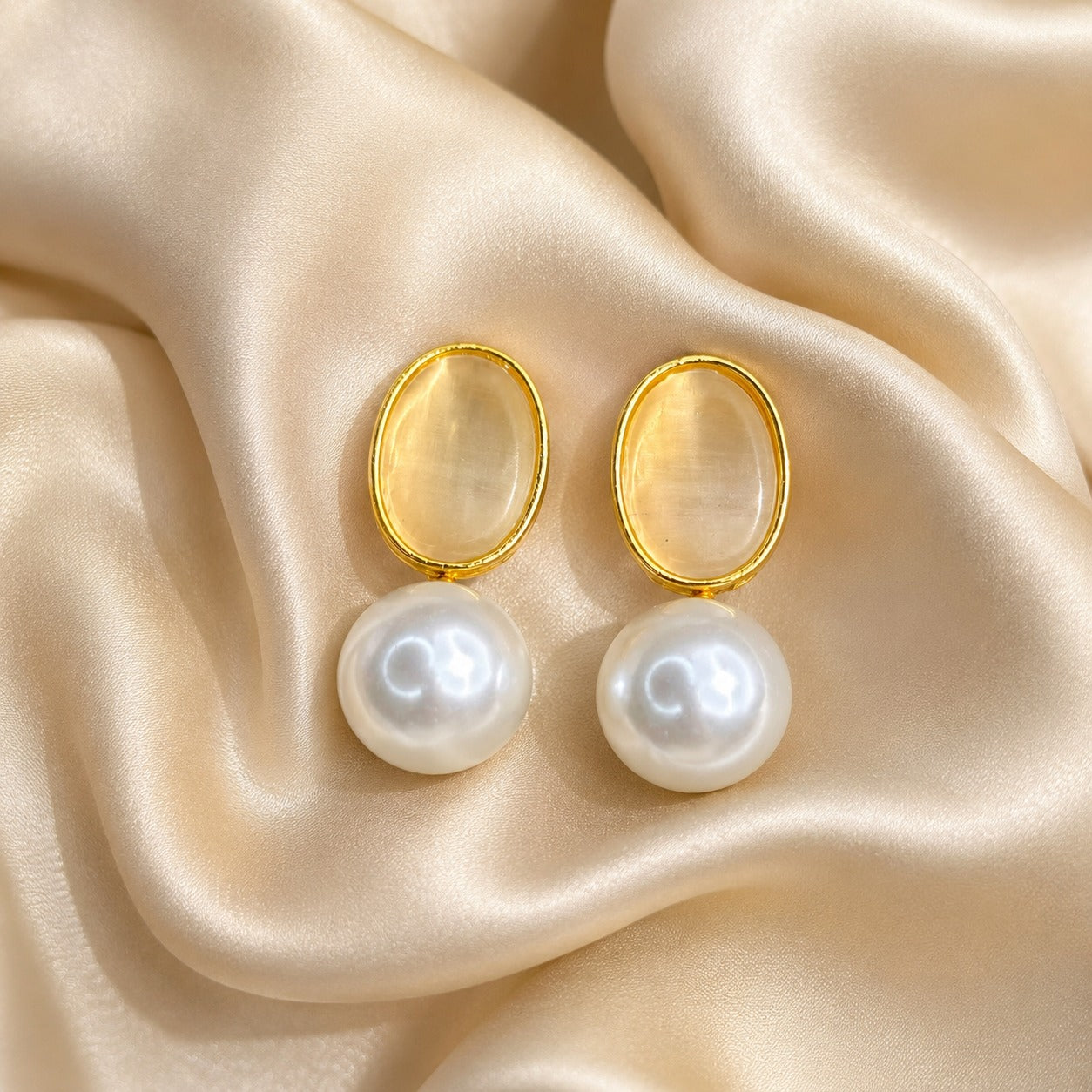 Pearl Éclat Luxe Earrings