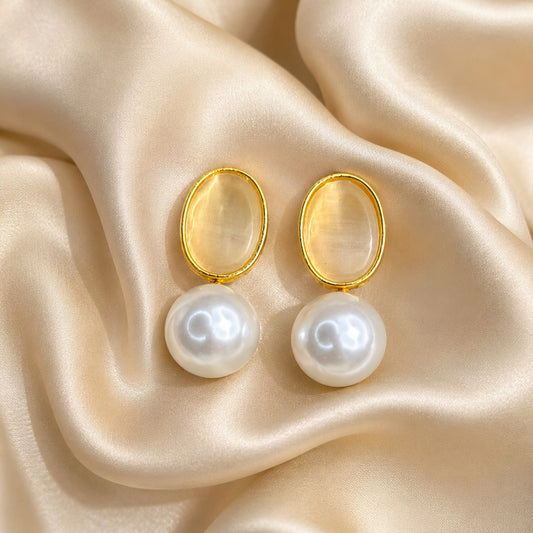 Pearl Éclat Luxe Earrings
