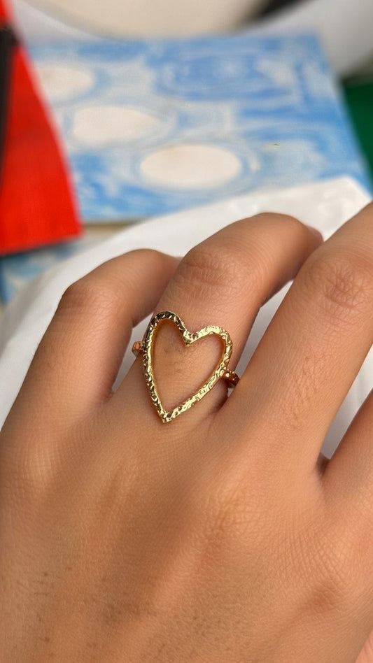 Eternal Heart Of Gold Ring