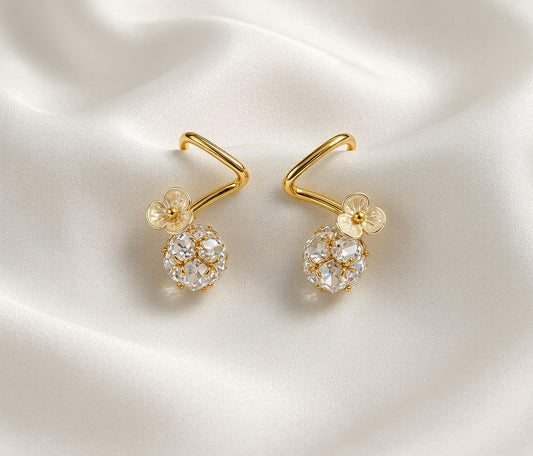 Elysian Petal Spark Earrings