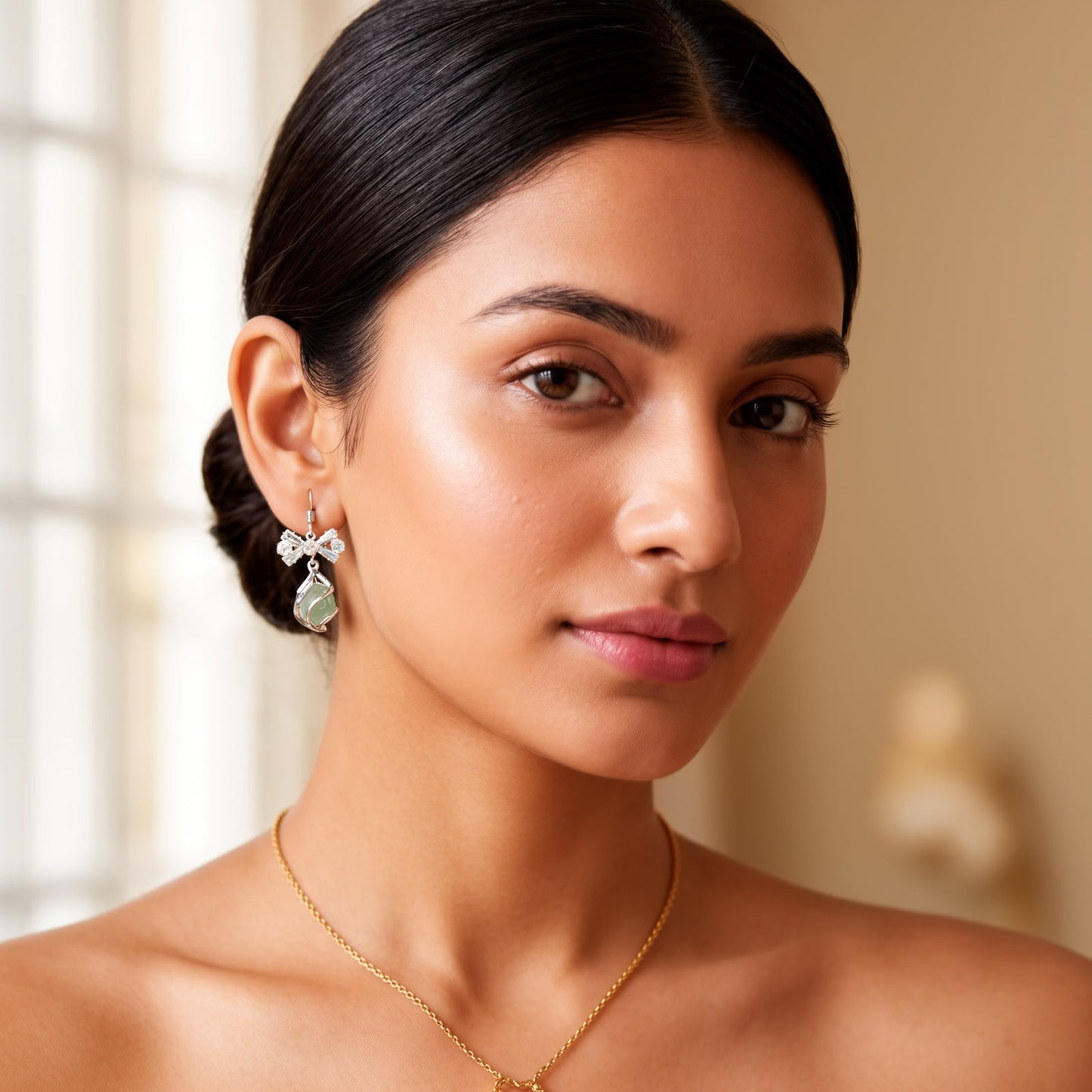 Bella Bow Luxe Earrings