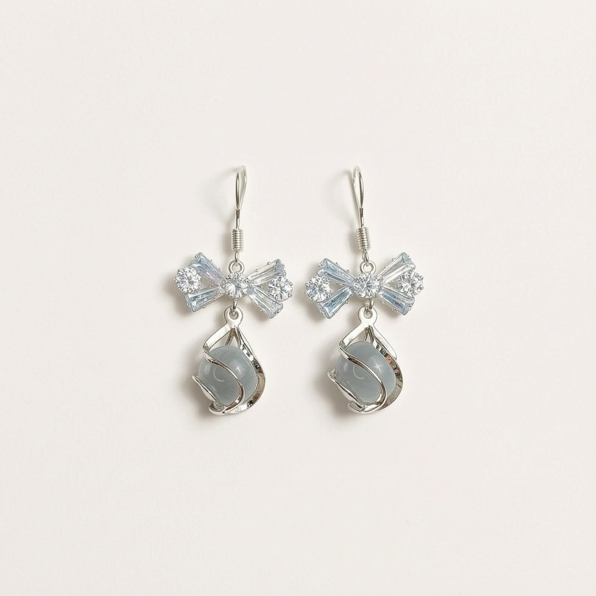 Bella Bow Luxe Earrings